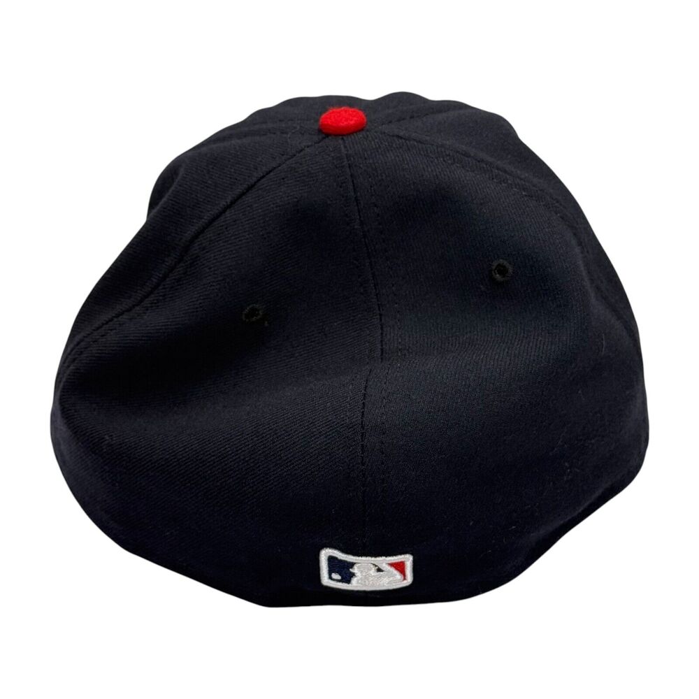 New Era 59fifty MLB Minnesota Twins Baseball Cap Men's 8 Black Red Fitted Hat - Picture 4 of 7